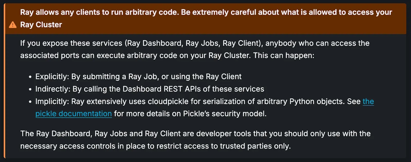 Ray Cluster (Πηγή - Oligo)